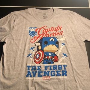 Captain America Pop! Tee (Large)